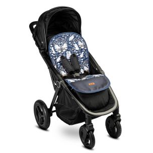 Sensillo podložka do kočíka wafel fauna/šedý,