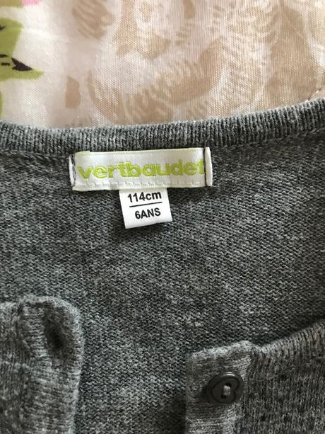 Svetrik na gombicky, vertbaudet,110