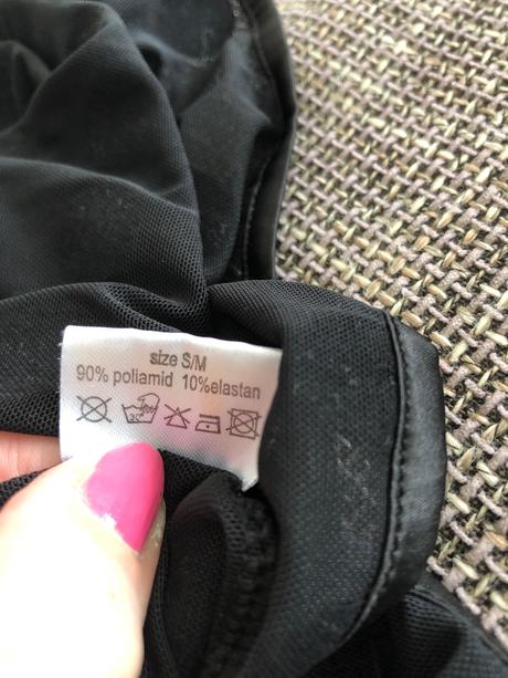 Čierna kosielka, veľkosť s/m, m