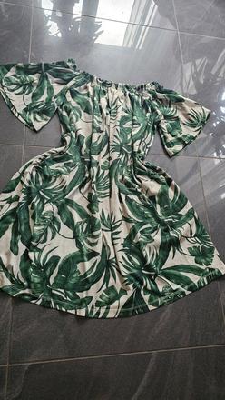 Kvetované letné šaty, h&m,s