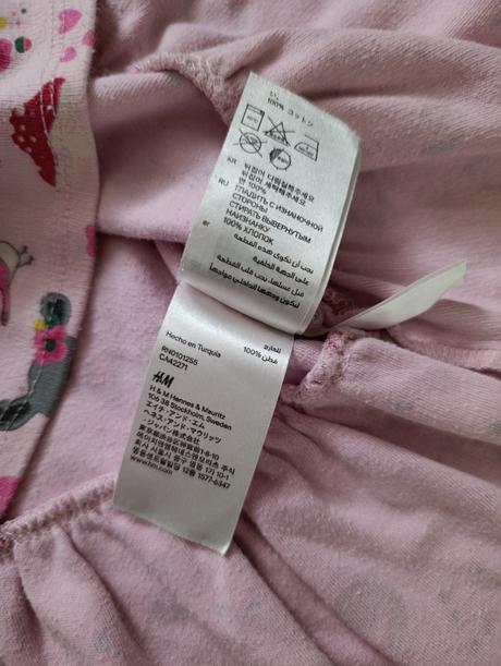 Mikinové šatky -122/128 h&m, h&m,128