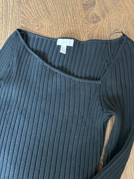 Šaty elastické pletené, h&m,s