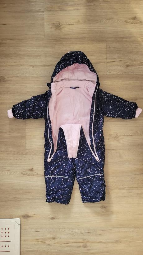 Zimná dievčenská kombinéza veľ. 74/80, lupilu,74