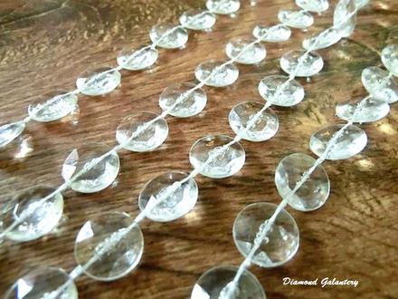 Girlanda kryštálová - číra,