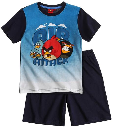 Chlapčenské letné pyžamo angry birds tmavé, disney,116 / 128