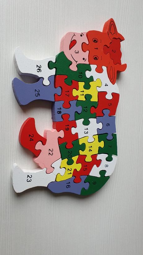 Mix drevených edukačných hračiek, 