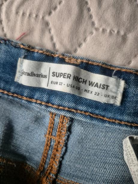 Džínsy s vysokým pásom stradivarius, stradivarius,34