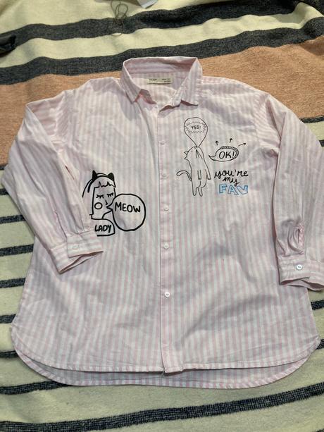 Oversized štýlová košeľa, zara,140