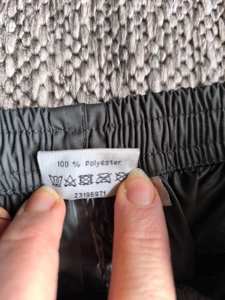 Nepremokavé nohavice, celorozopínacie, xl