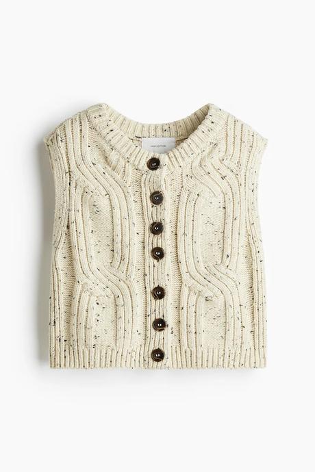 H&m - pletená vesta, h&m,s