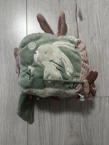 Little dutch plyšová kocka kvety a motýle, 