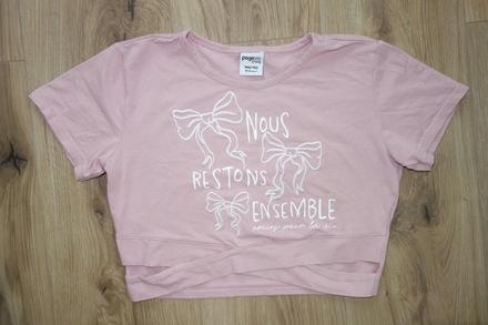 Crop top mašličky 146/152, takko,146