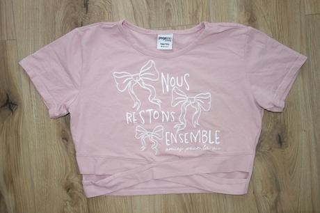 Crop top mašličky 146/152, takko,146