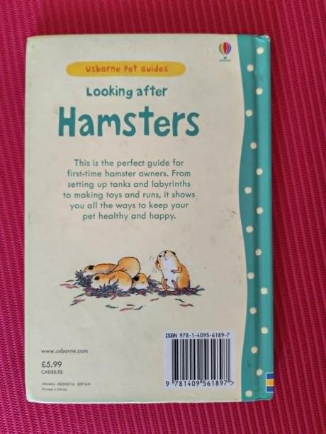 Anglická knižka hamsters,