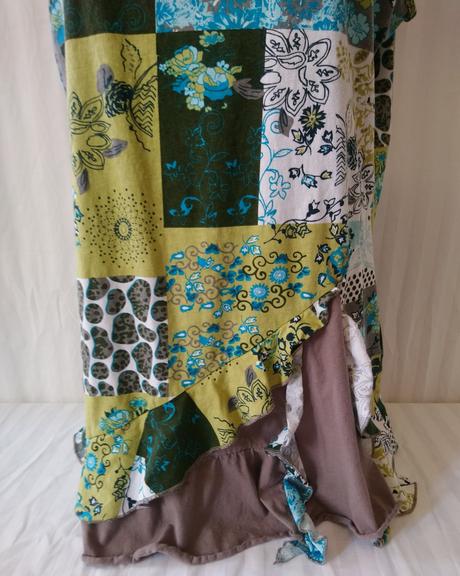 Dámsky top s farebným vzorom, india, xl