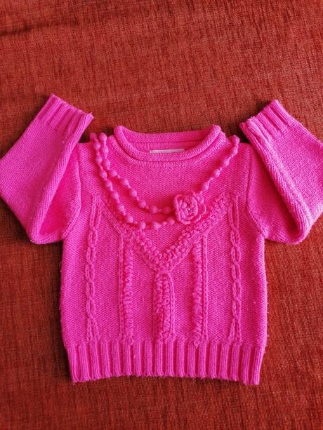 Krásny dievčenský pulóver 92, 92
