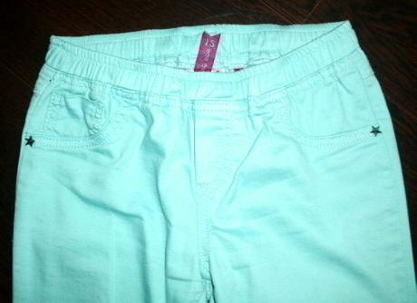 Mentolové jegginsy - veľ. 146/152, 146