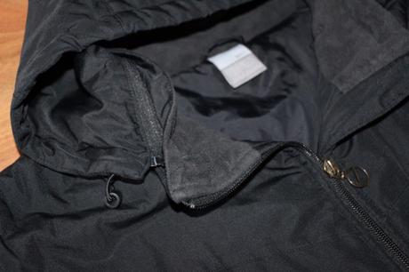 Čierna bunda, nike,xxl