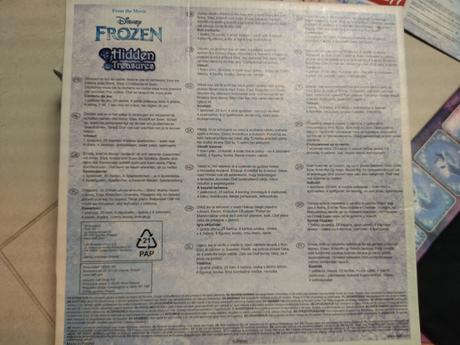 Spoločenská hra frozen hidden treasure, 