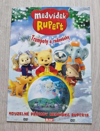 Medvídek rupert - trampoty a radovánky dvd pohádka,