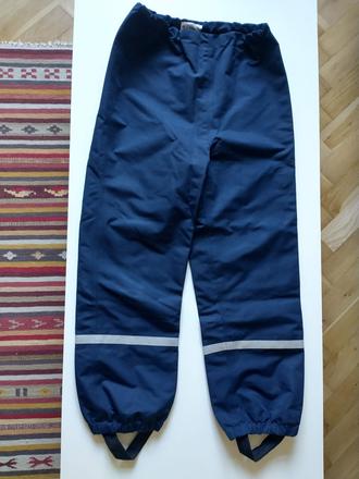Nepremokavé nohavice, h&m,140