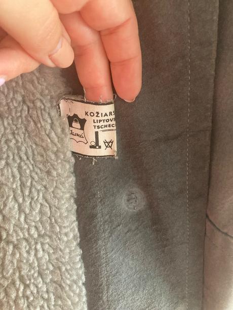 Pravá koža kožuch, s