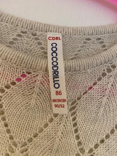 Hačkované šaty, coccodrillo,86