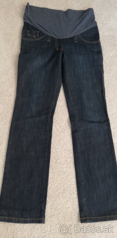 Tehotenske rifle - modre vel. 36/38, s