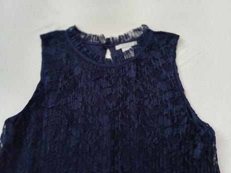 Tmavomodra bluzka, h&m,xs