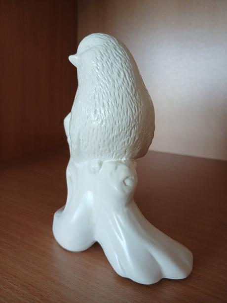 Keramický vtáčik na konári 14 cm,
