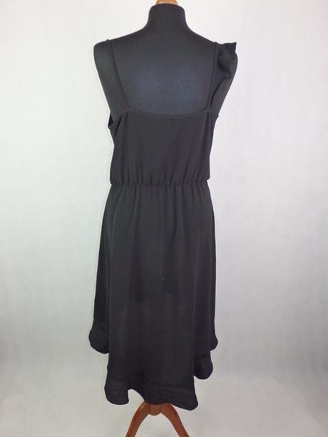 Kvalitné čierne šaty, h&m,42