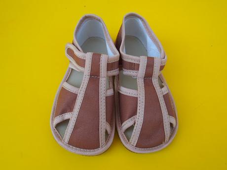 Detské papučky milash rachel hnedé barefoot, 24 - 29