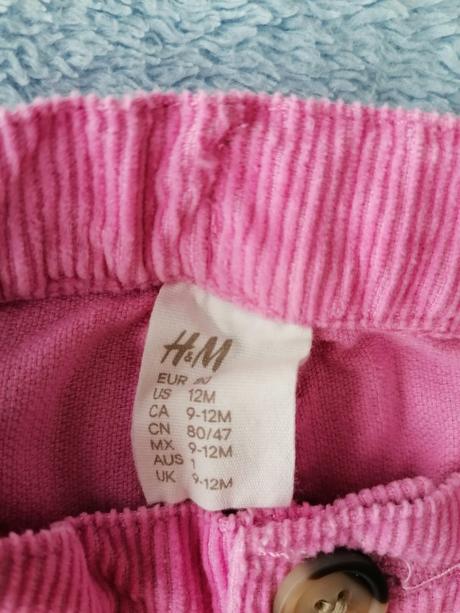 Ružové mencestraky, h&m,80