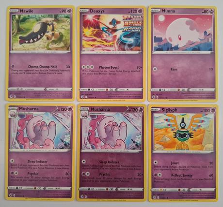 Pokémon karty "fusion strike"(5), 