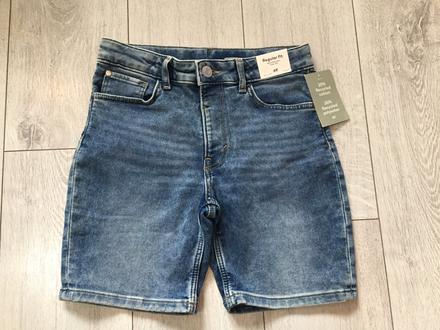 Chlapčenske riflove kratasy 11-12 rokov, h&m,152