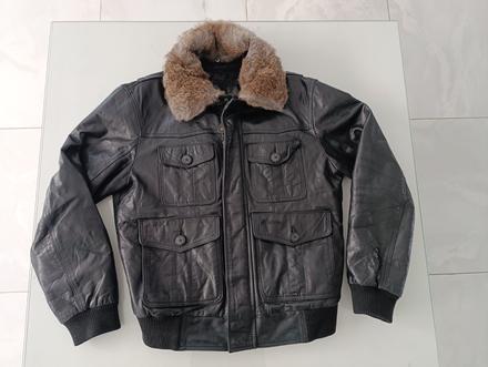 Redskins kožená bunda bombera, m