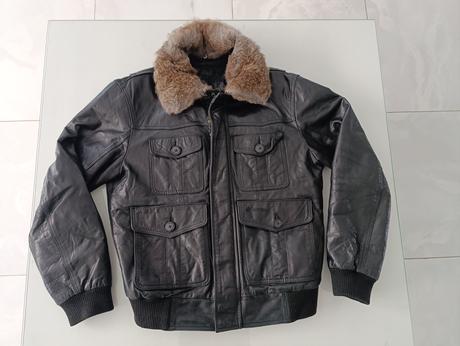 Redskins kožená bunda bombera, m