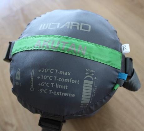 Detský spací vak willard akutan 170 - zelenonošedý,