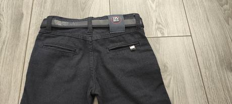 Príležitostné nohavice značky by-kids, 128