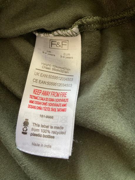 Trička s dlhým rukavom, f&f,98