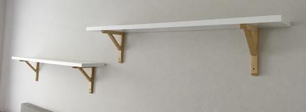 2x police bergshult ikea biele 120x20cm kus 10,