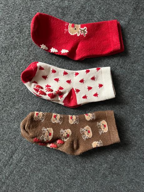 Ponožky vianočné protišmykové, 22