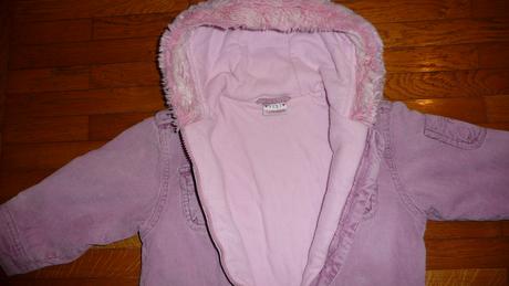 Teplá mendžestrová bundička pre princezné, next,98