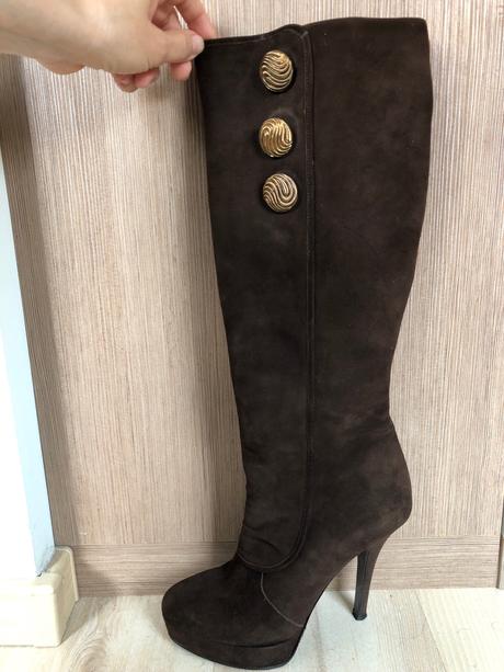 Semišové čižmy chantal, 38