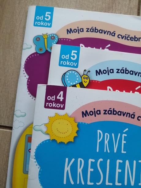 Moja zábavná cvičebnica prvé písmená, čísla, kresl,