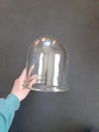 Socialistické sklenené tienidlo na vonkajšiu lampu, 