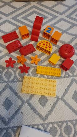 Lego duplo farebna sada s podlozkami,