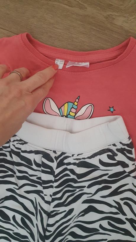 Bavlnené pyžamo zebra, bonprix,116