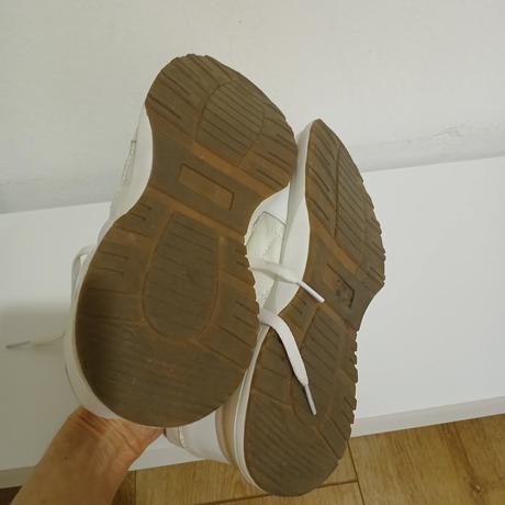 Bielo-béžové tenisky tchibo, tcm,39