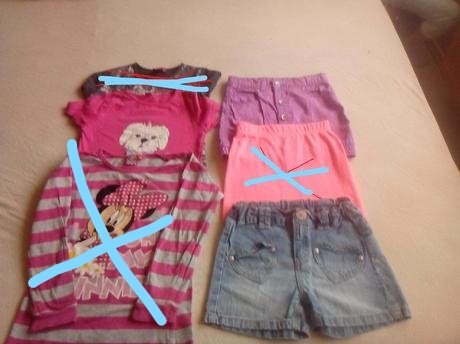 Balik oblecenia pre dievca, 122–134